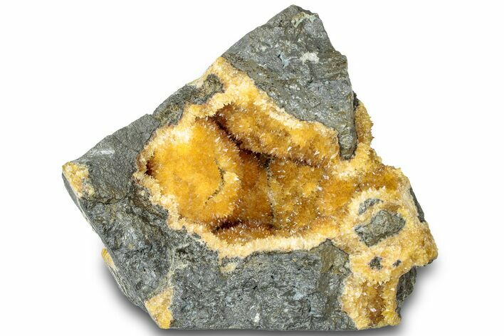 Intense Orange Calcite Crystal Cluster - Poland #311450